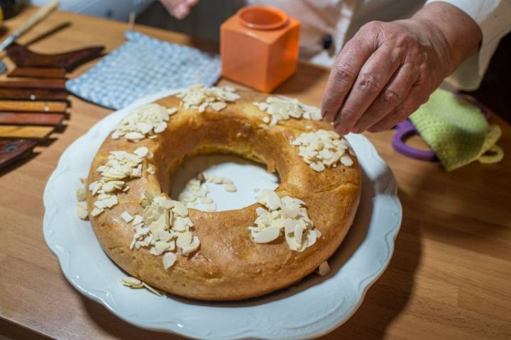 Decorando el Roscón