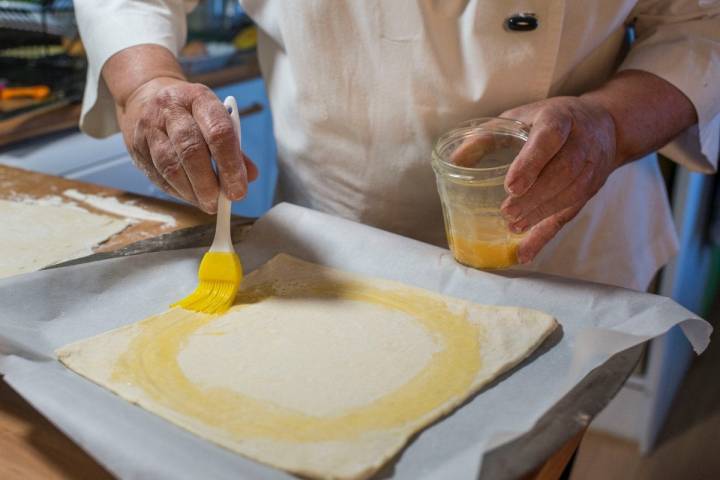 Preparando el hojaldre