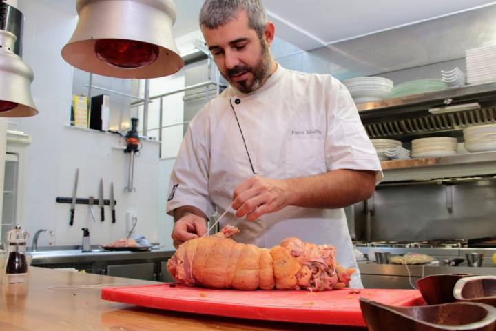 El chef Felip Llufriu.