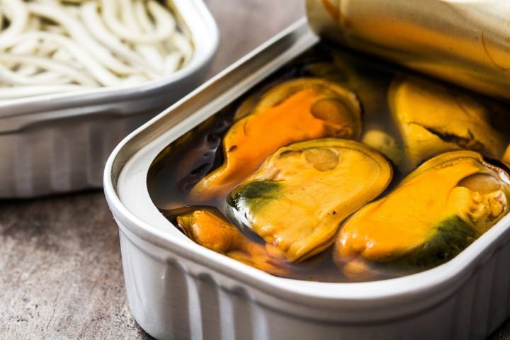 Recetas con latas. Mejillones