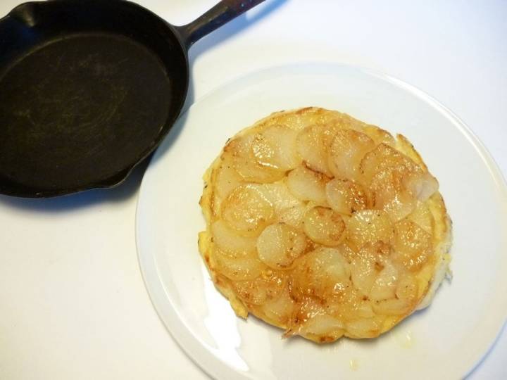 Tarta Tatín de nabos. Foto: Rosa Tovar.