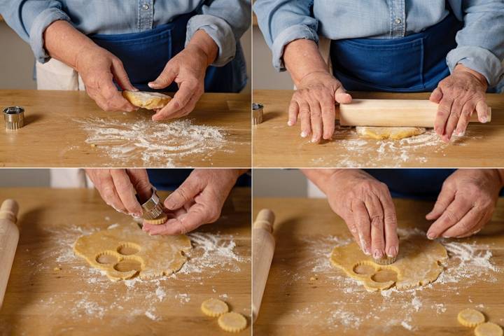 Galletitas de mantequilla.