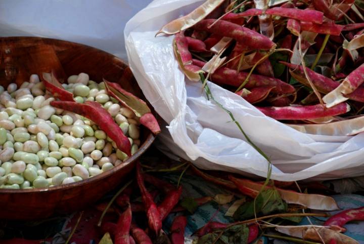 Sopas paraguayas porotos en vaina