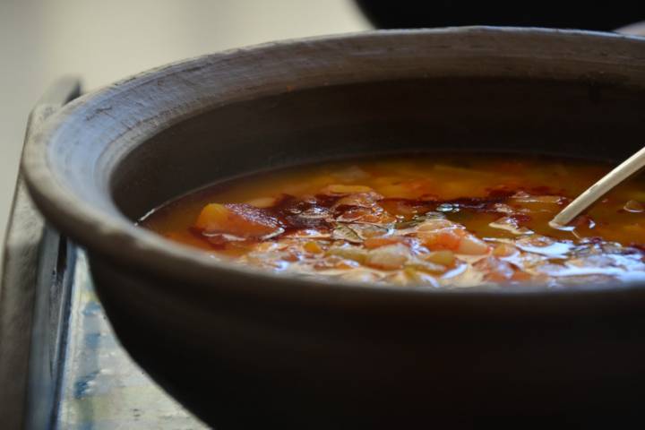  Sopas paraguayas sopa de porotos puchero