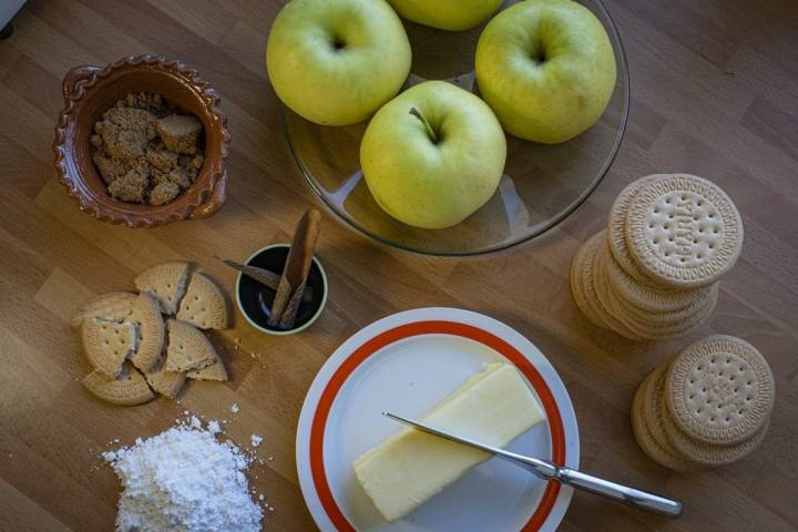 ingredientes tarta de manza