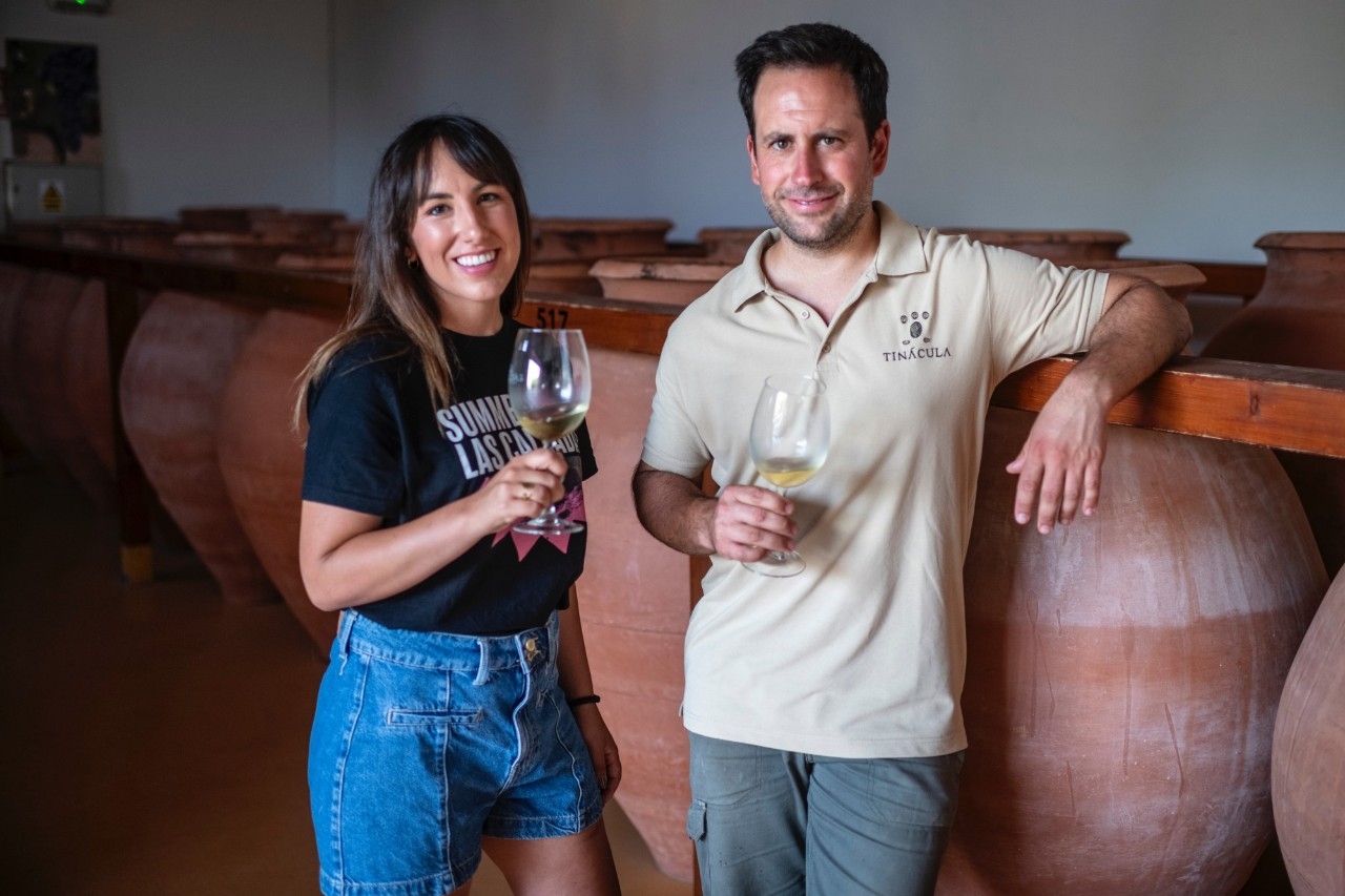 Uva, barro, familia y pisto manchego