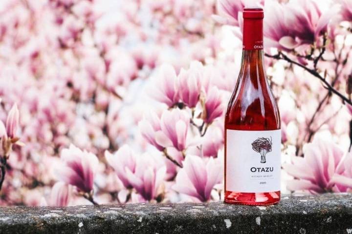 El Otazu Rosado Merlot, uno de los preferidos por los novios. Foto: Otazu