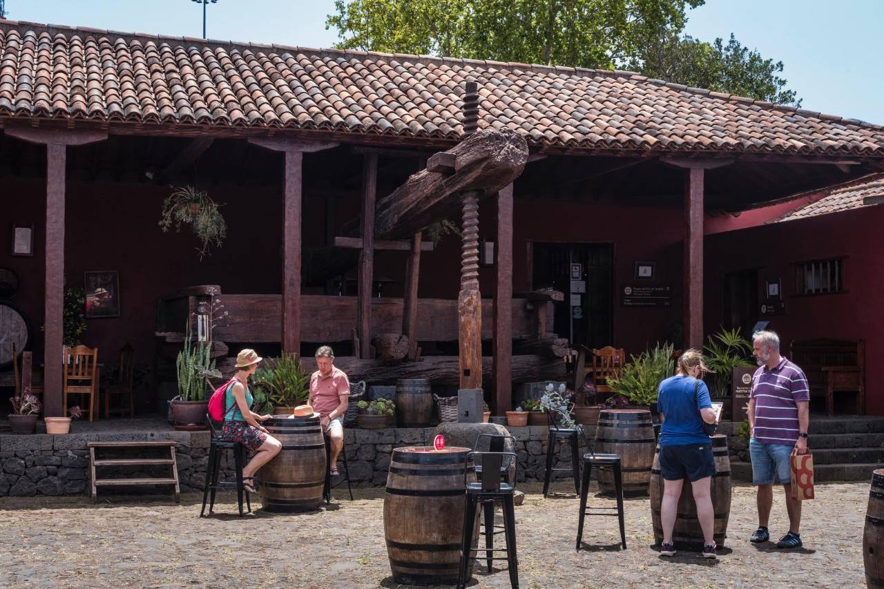 Patio central de la Casa del Vino de Tenerife