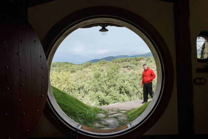 Una de las puertas abierta a la naturaleza de la finca.