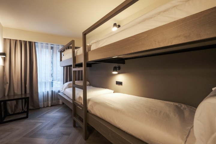 Literas de las family rooms. 