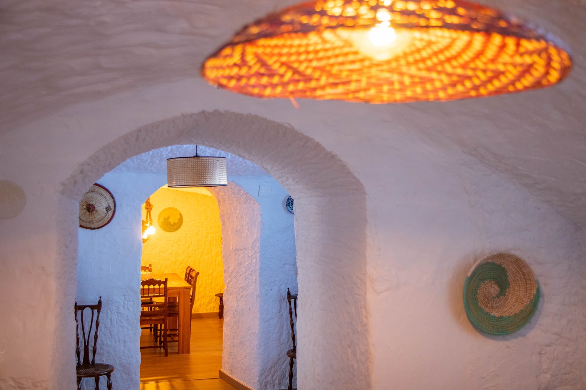 Dormir en una cueva en la comarca de Guadix interior Casa Higuera