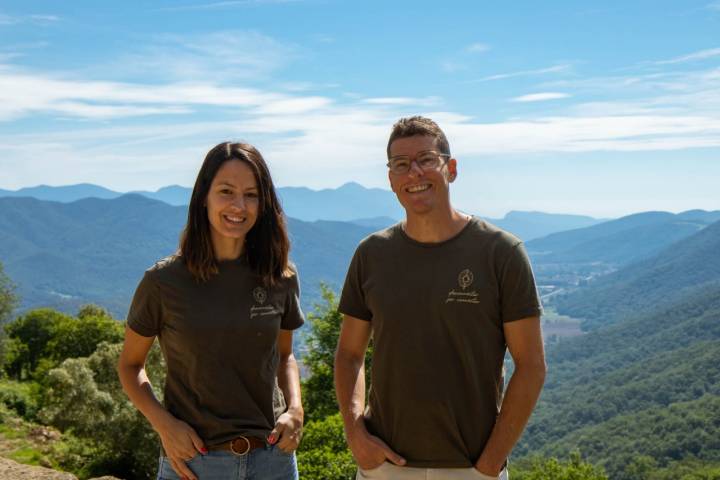 Álex López y Iona Grané, socios en la aventura de Cabanyes entre Valls.