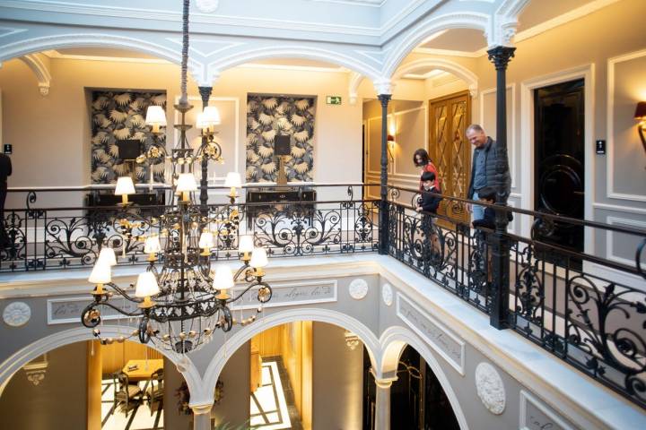 La restauración del hotel tardó 3 años.