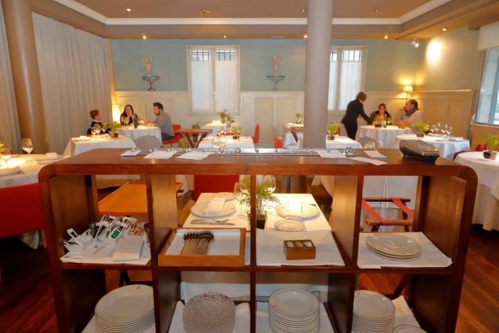 Restaurante 'Tradición Echaurren'. Salón