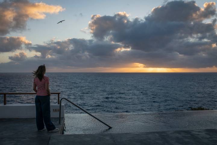 El amanecer desde el faro es un espectáculo.