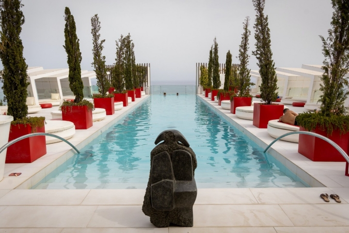 Infinity pool del hotel Higueron de Fuengirola (Málaga).