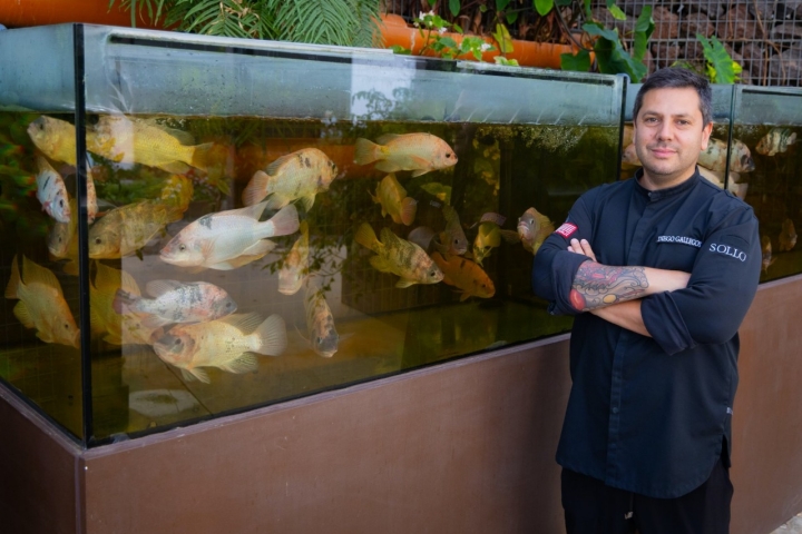 Diego Gallegos, chef del restaurante Sollo (Fuengirola, Málaga).