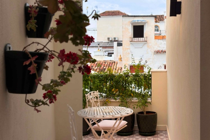Algunas habitaciones tienen terrazas privadas.