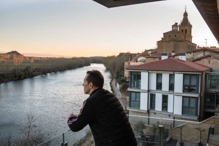 Hotel 'Palacio Tondón' (Briñas): vistas desde el edificio de madera