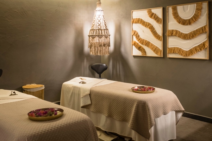 Zona de tratamientos del hotel Ritual de Terra (Moraira).