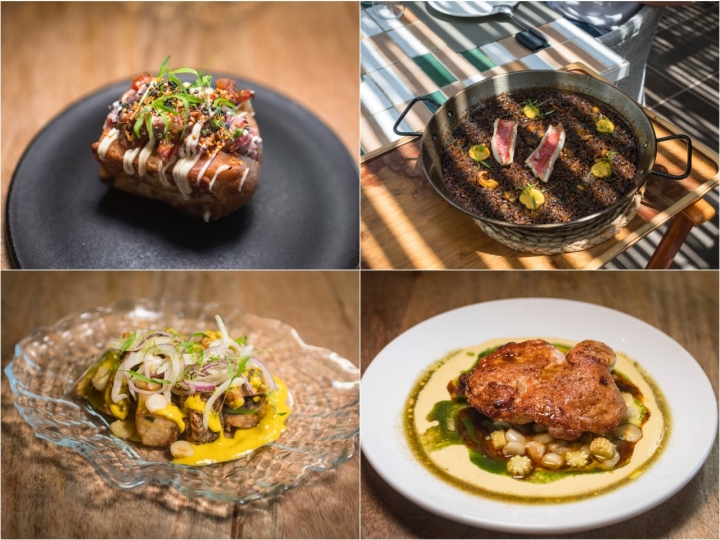 Algunos de los platos del restaurante Madre del hotel Ritual de Terra (Moraira).