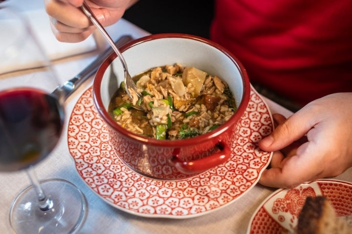 Plato en Casa Felisa, restaurante del hotel Urso (Madrid).