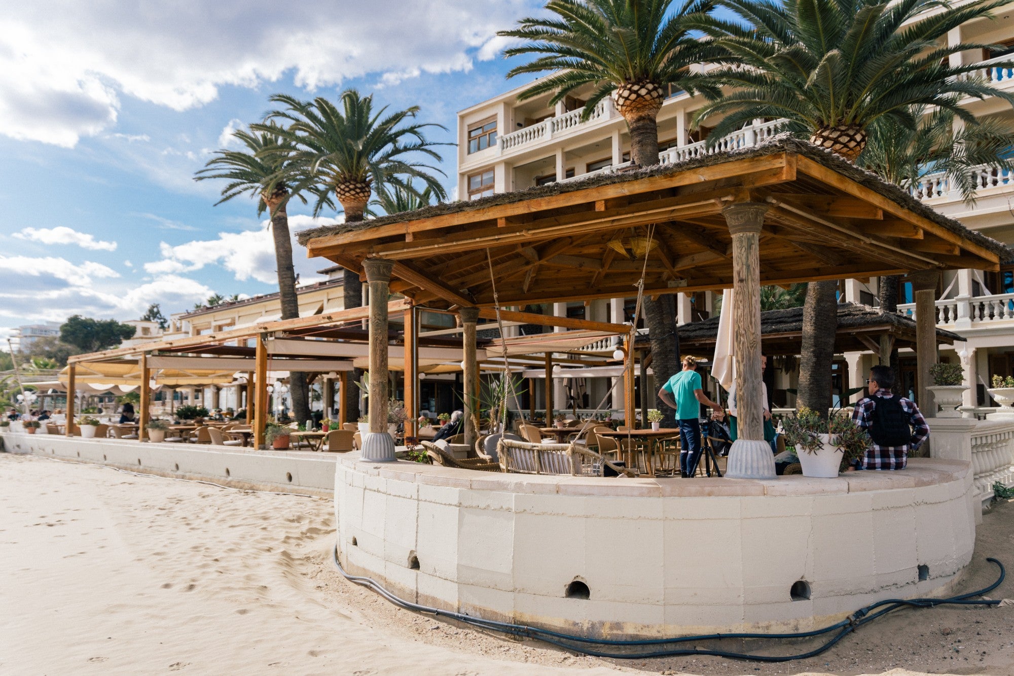 Exterior de la Terreza Voramar en el hotel Voramar de Benicasim (Castellón)