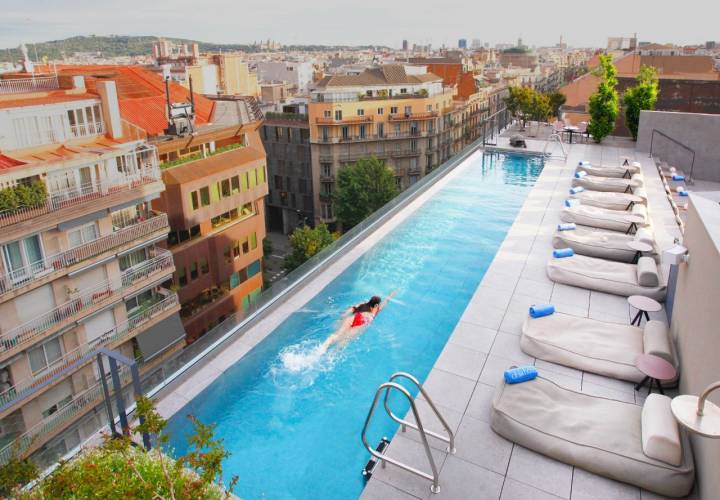 La piscina del Ohla Eixample