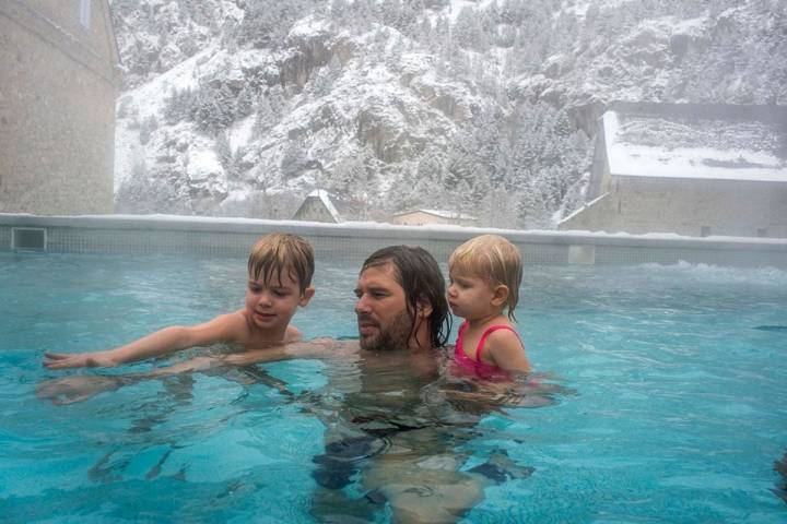 Según los responsables del balneario, las termas tienen propiedades para tratar algunas dolencias.