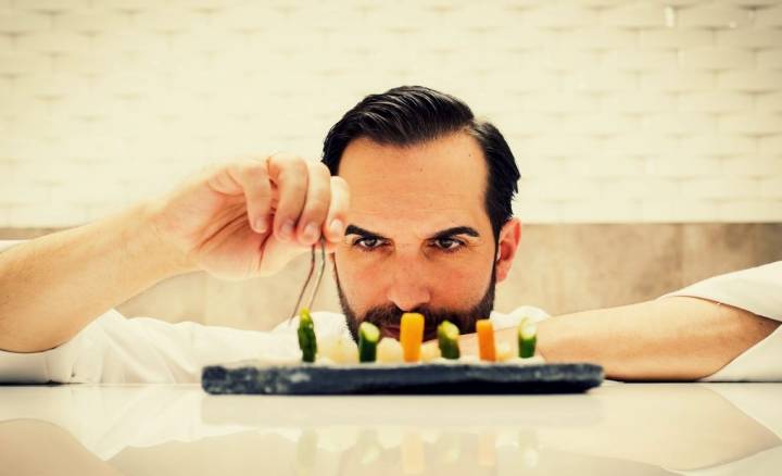 Mario Sandoval, jefe de cocina del restaurante Coque