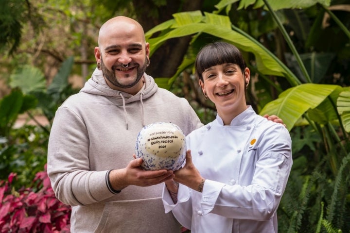 Bruno e Iris Jordán, de Ansils (Huesca), premio Sol Sostenible #AlimentosdEspaña 2026 en la categoría de Un Sol.