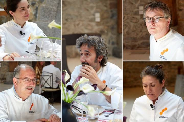 Final MasterChef 9: cinco de los cocineros con Soles Guía Repsol que ejercieron de comensales