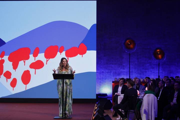 María Ritter, directora de Guía Repsol, durante su intervención en la gala.