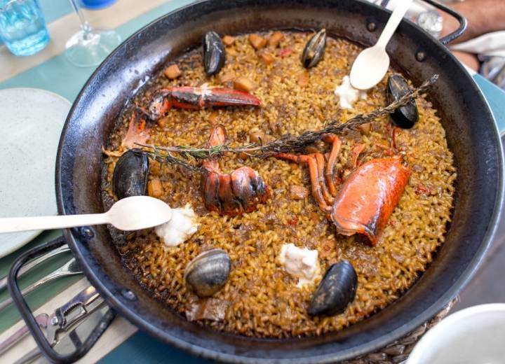 Los arroces -hay nueve distintos en carta-, son la especialidad de L´Escribá.