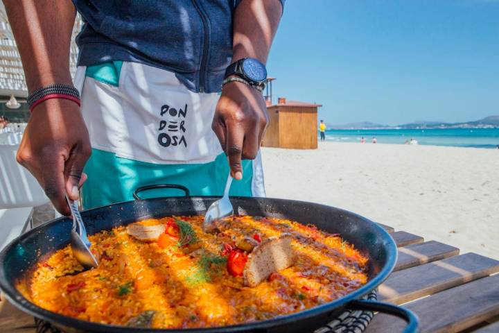 Ponderosa Beach paella