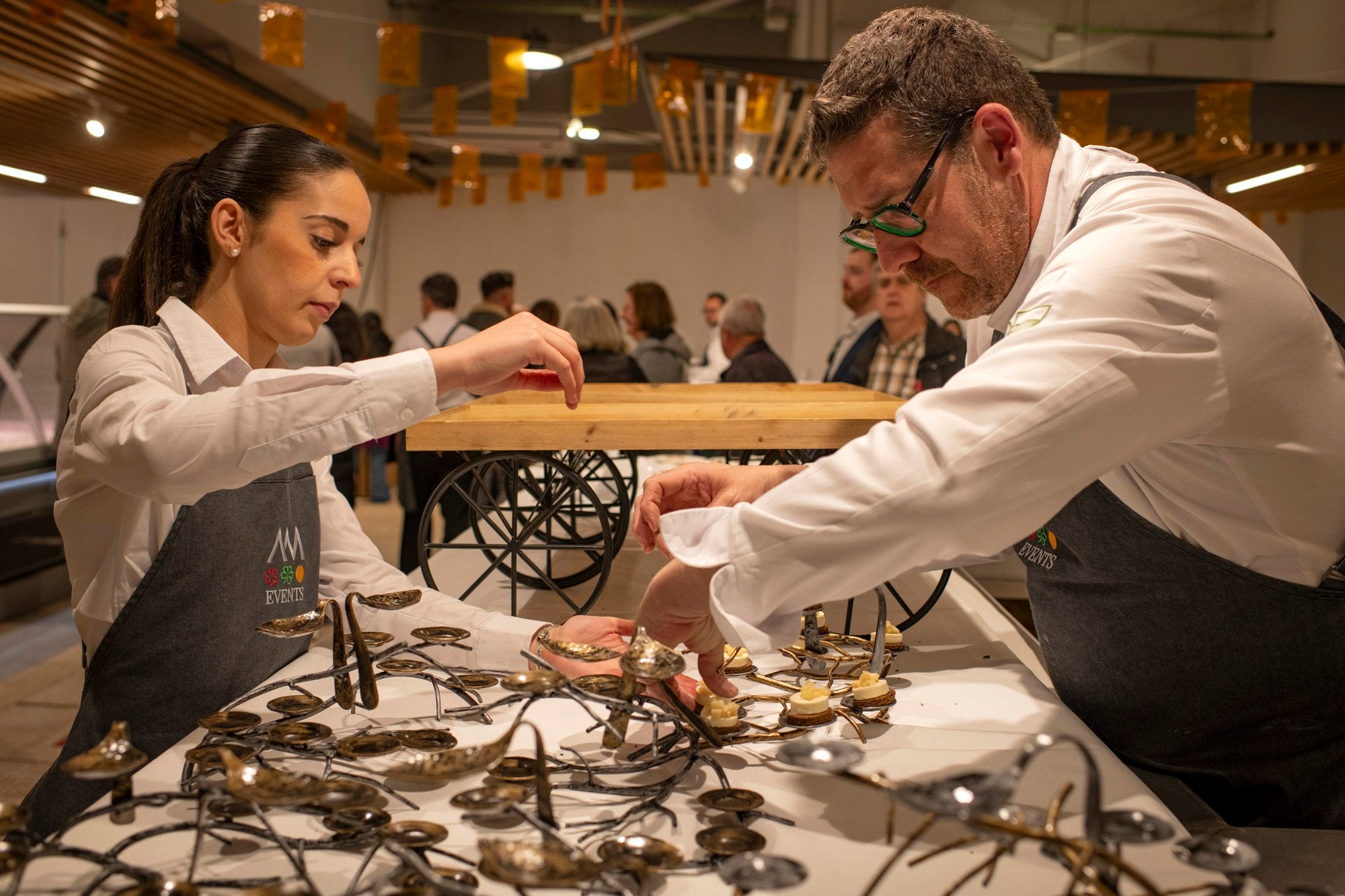 Vicent Guimerà de L'Antic Molí (Ulldecona. 1 Sol Guía Repsol) fue el encargado del cóctel.