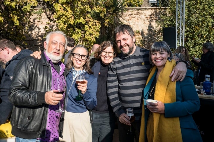 Algunas caras conocidas en el Carmen de los Mártires. 