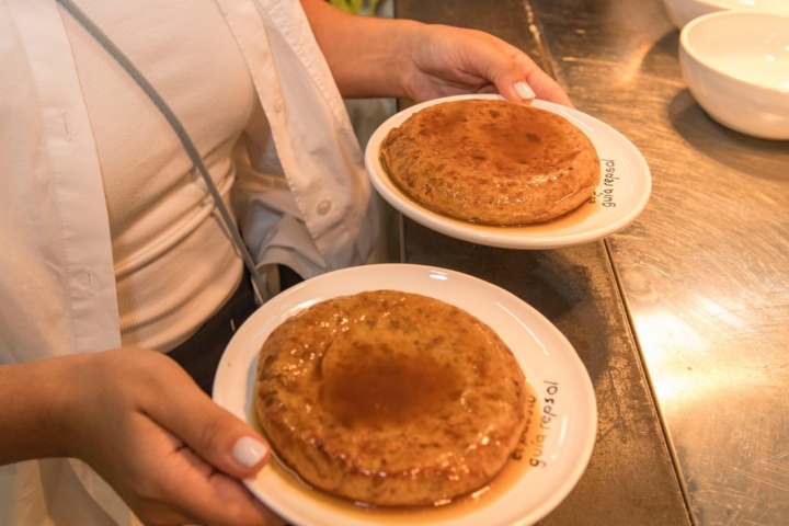 Tortilla del repollo de cocido.