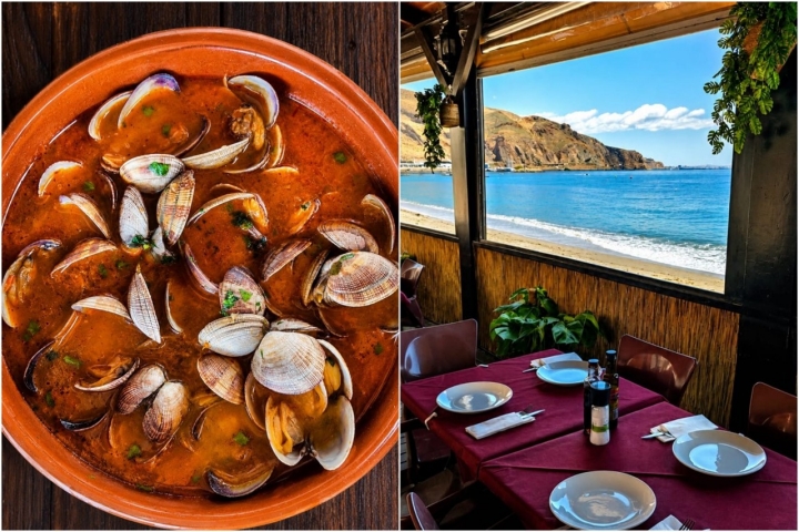 Tapas de pescado frente al mar en J.Emilio. Foto cedida