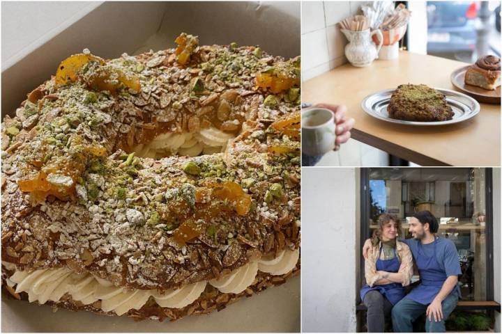 Joaquín y Tami en su obrador de Chamberí. Foto: Cesar Cid y 'Alma Nomad Bakery'