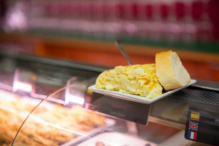 Soletes de Logroño: Pincho de tortilla del 'Bar Sebas'