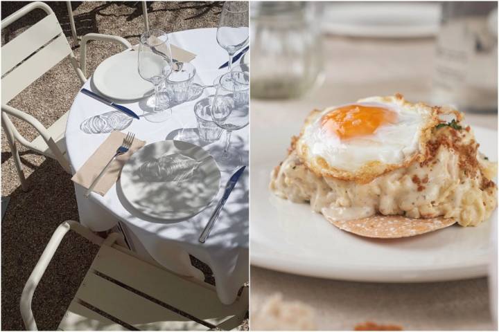 La ensaladilla rota sobre 'regañá' de 'Las Margaritas'. Foto: Instagram 'Las Margaritas'