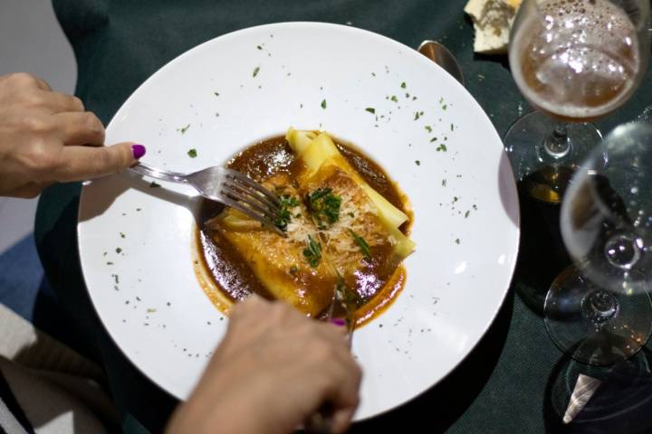 Para comer una buena pasta en la Plaza Mayor. Foto: Facebook 'Ágape'