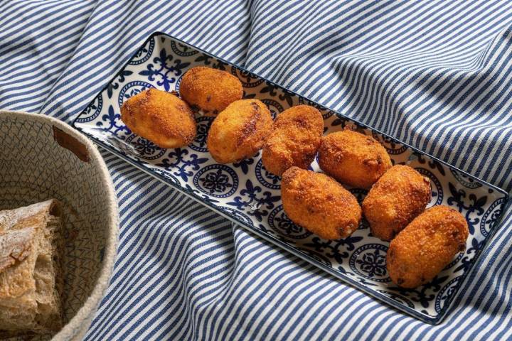 Las croquetas son un acierto seguro en ‘A Gamela’. Foto: Facebook ‘A Gamela’