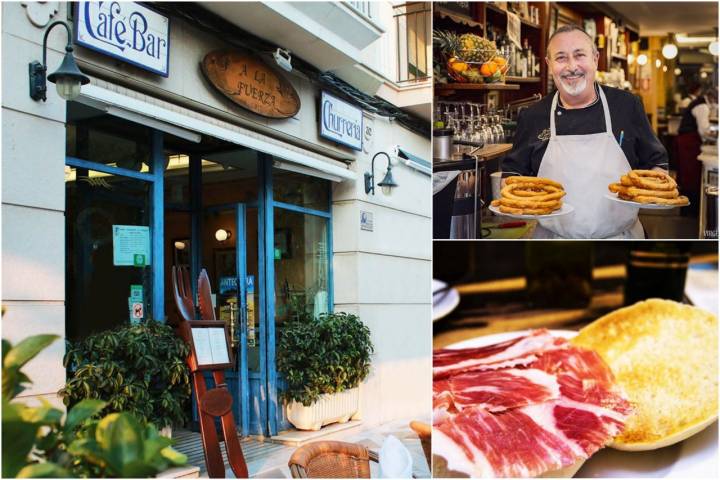 Un lugar emblemático para probar el mollete de jamón. Foto: Facebook ‘A la Fuerza’