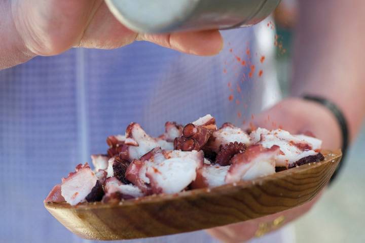 Pulpo a feira.