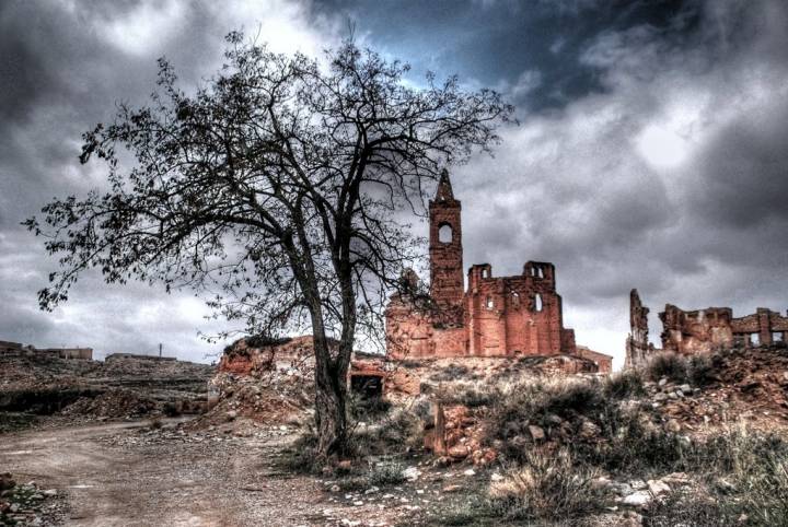 El pueblo fantasma de Belchite. Foto: David Sanz. Flickr.