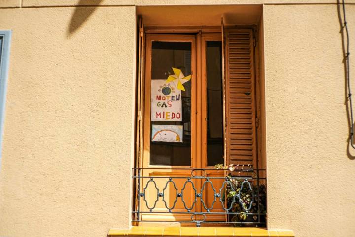 Mensaje en una ventana