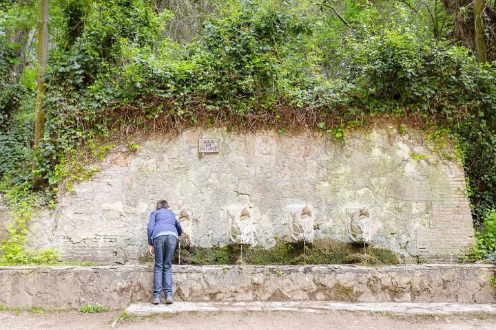 Podemos refrescarnos, pero no beber.