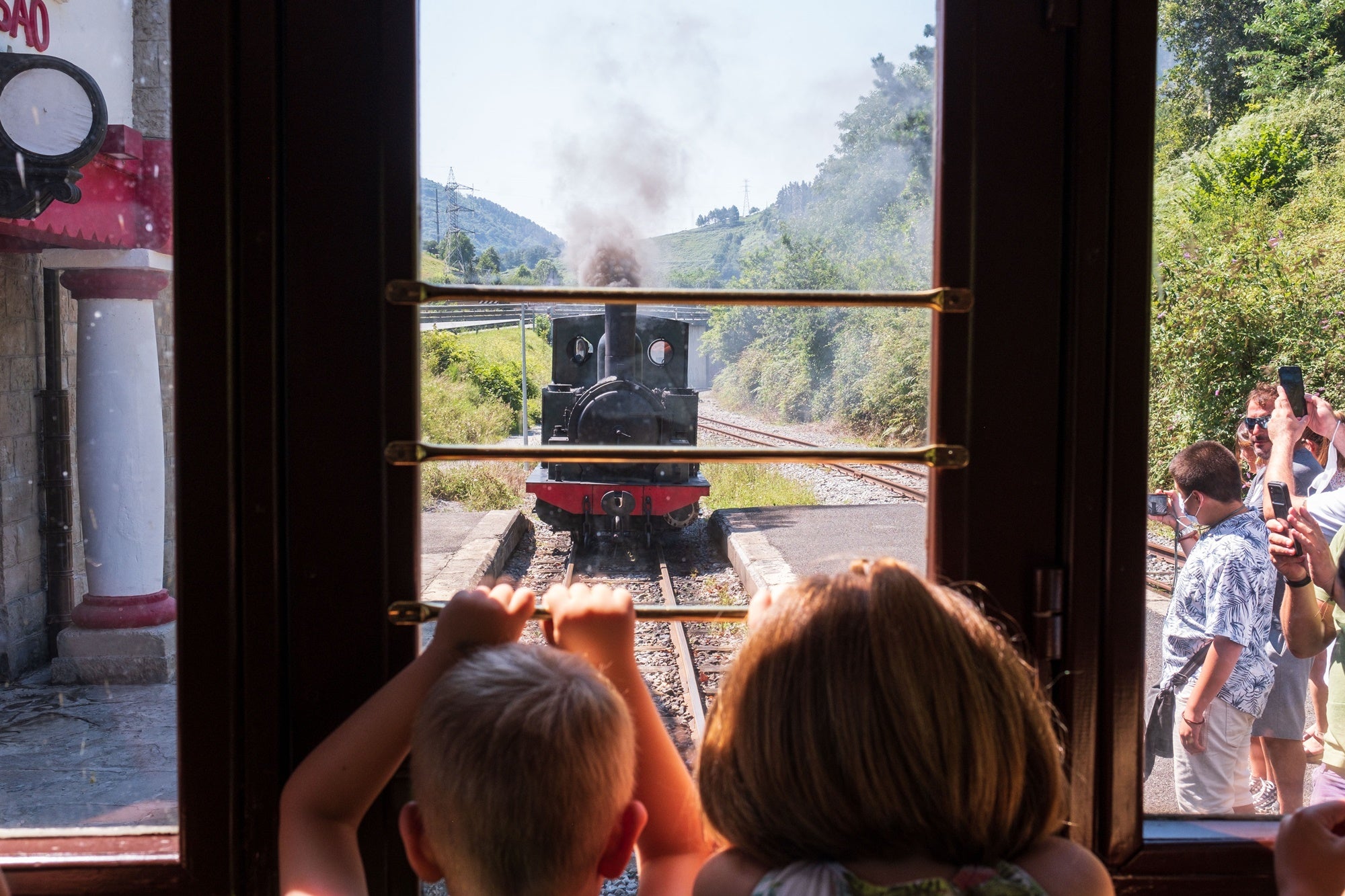 Viaje en el tiempo a bordo de un tren de vapor